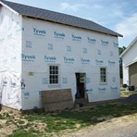 Progressive exterior renovations on the Bixler house project