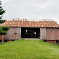Gerber barn before being dismantled
