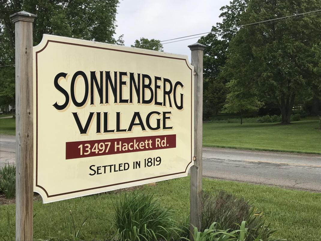 Sonnenberg Village sign